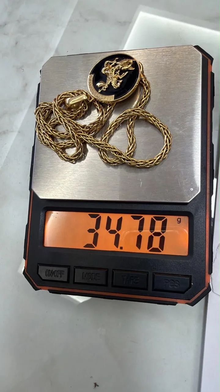 Ouro 18 k palmeira