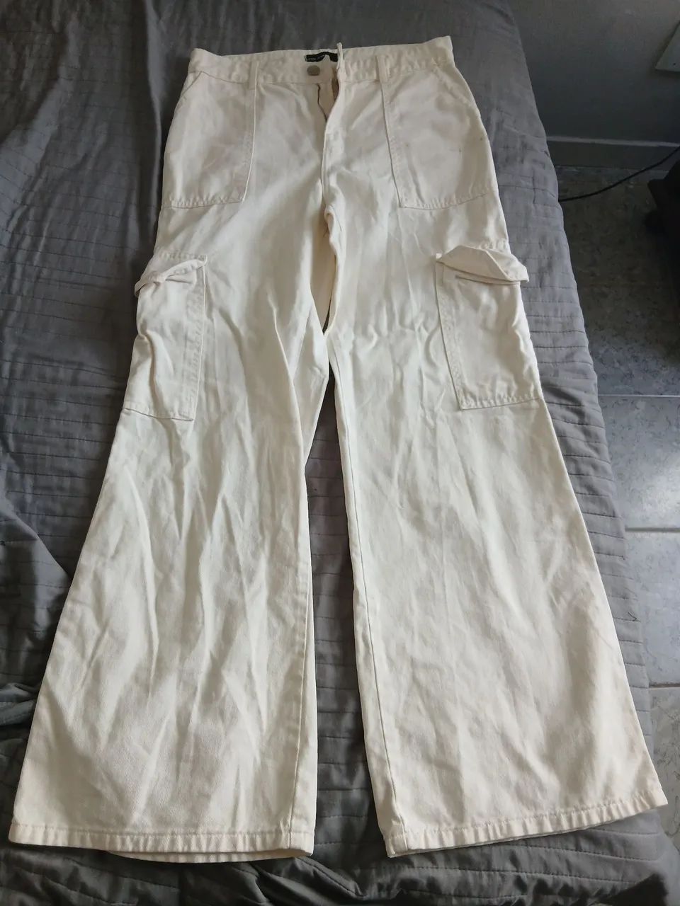 Calça off-white - Foto 2