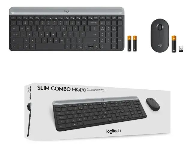 Combo Teclado e Mouse sem fio - Logitech MK470 - Foto 4