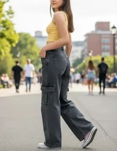 Calça cargo cinza infantil  - Foto 2
