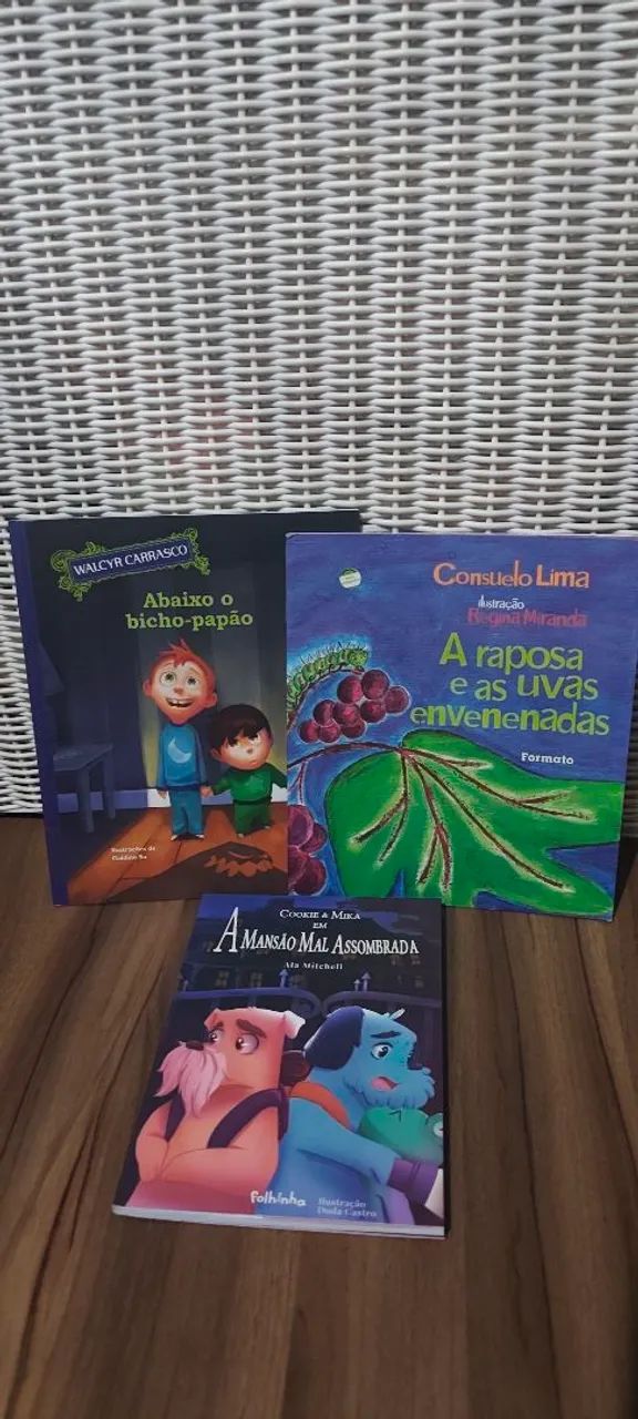 Kit 2 Livros Infantis + 1 de Brinde