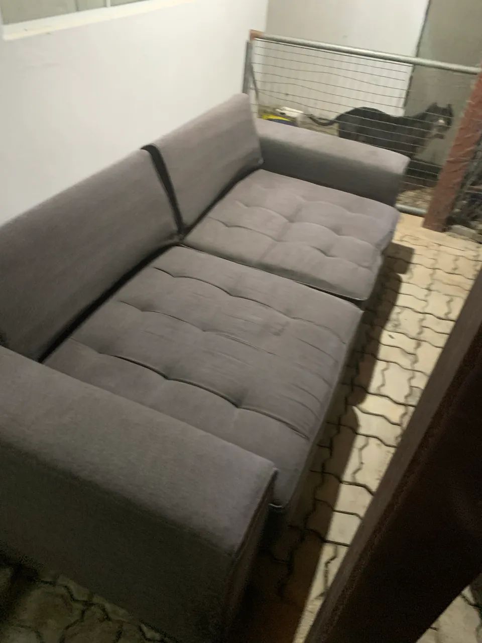 Sofá Semi Reclinável 