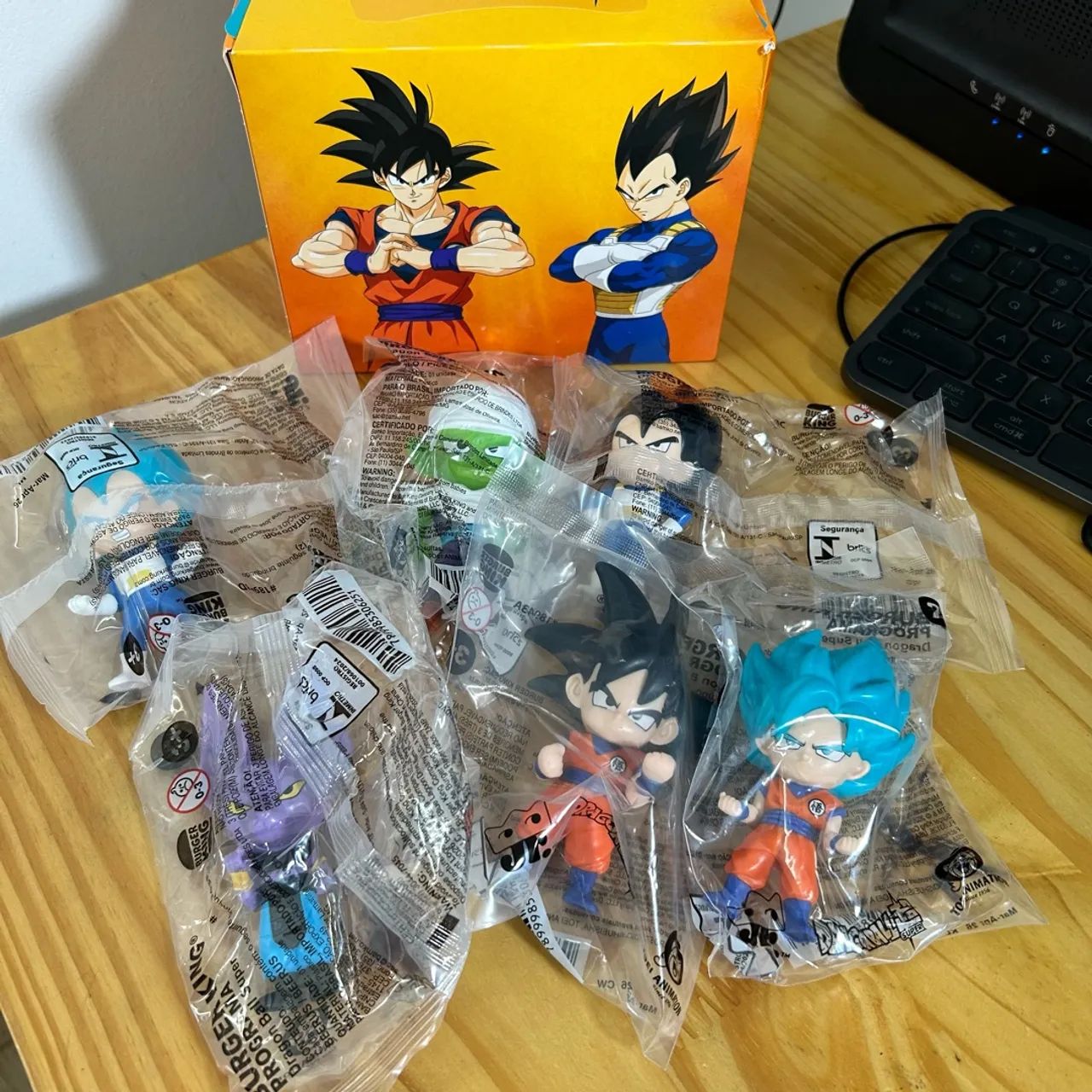 Coleção Dragon Ball Z Burguer King Completa e Com Caixa