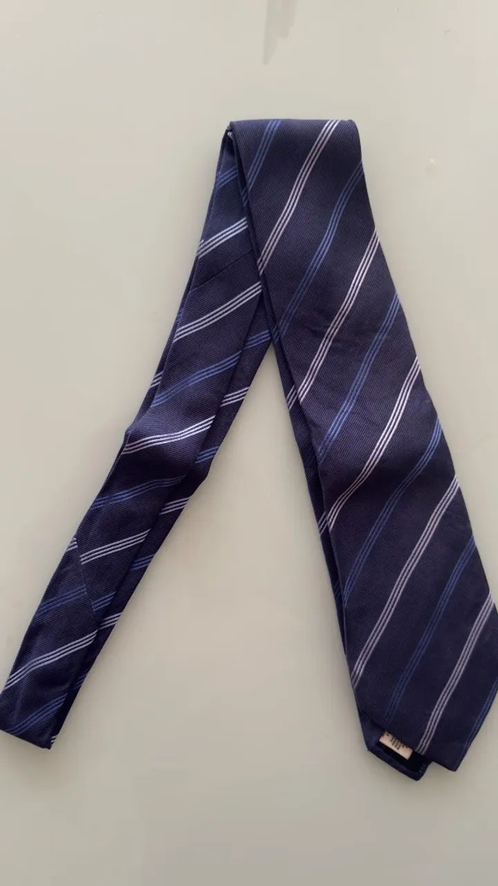 Gravata Burberry azul original 