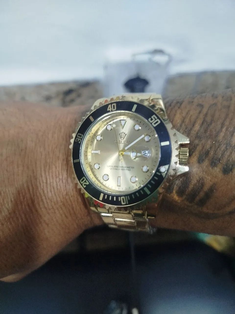 Relógio dourado  - Foto 2