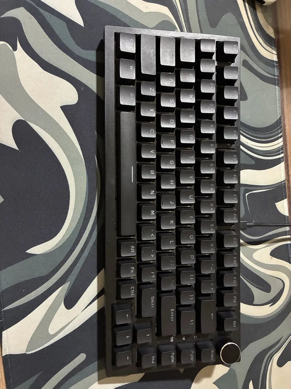 Teclado Ajazz AK820 pro white led red switch  - Foto 3