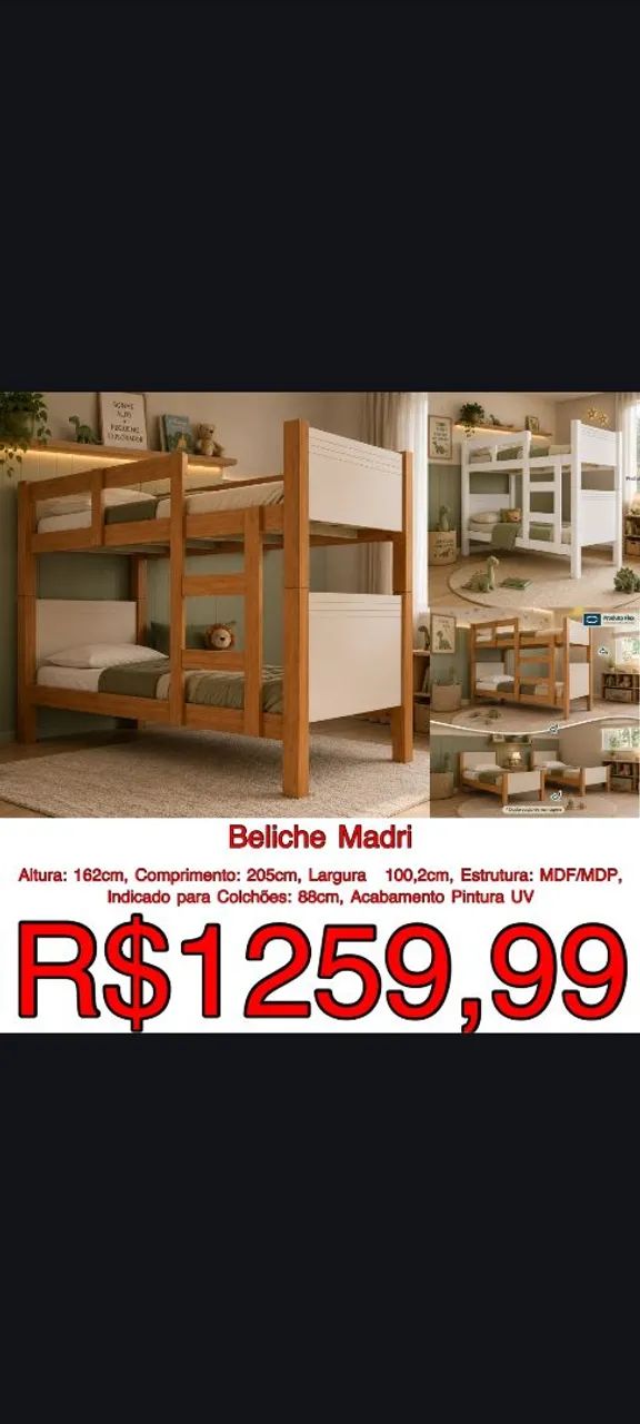 Treliche ou Beliche DIRETO DE FÁBRICA  - Foto 3