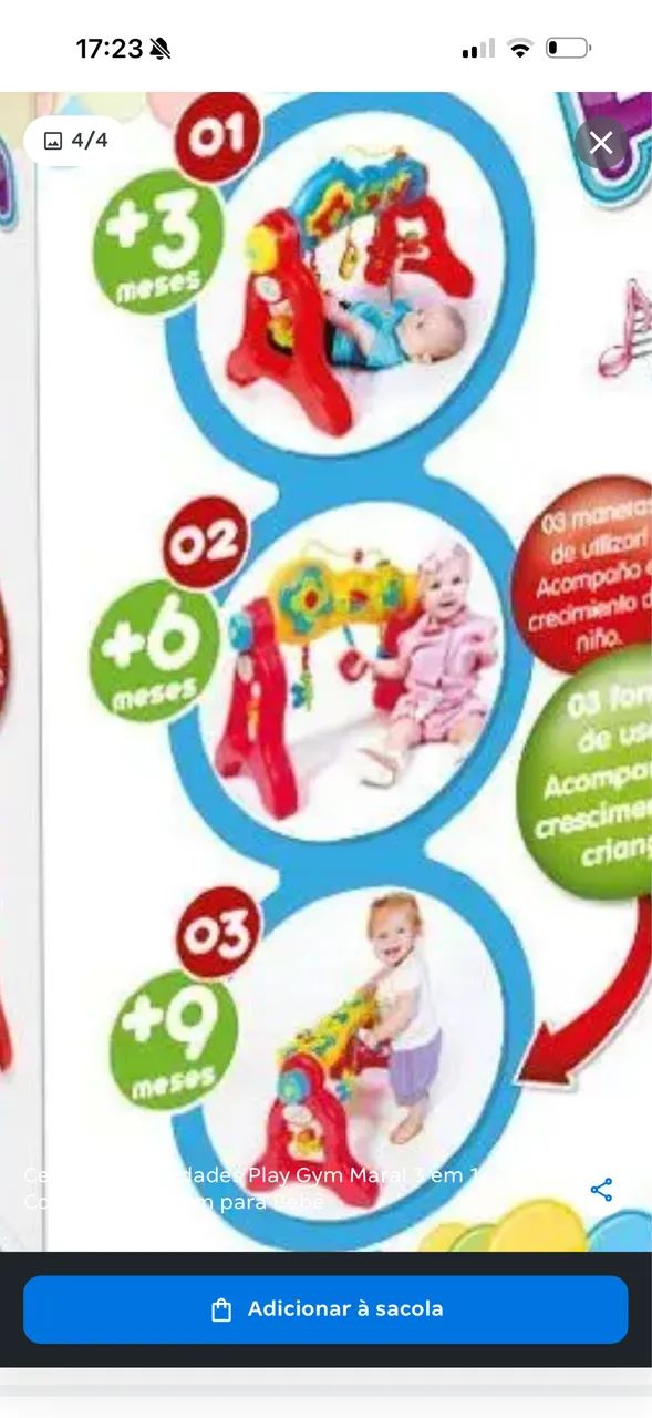 Brinquedo infantil centro de atividade  - Foto 2