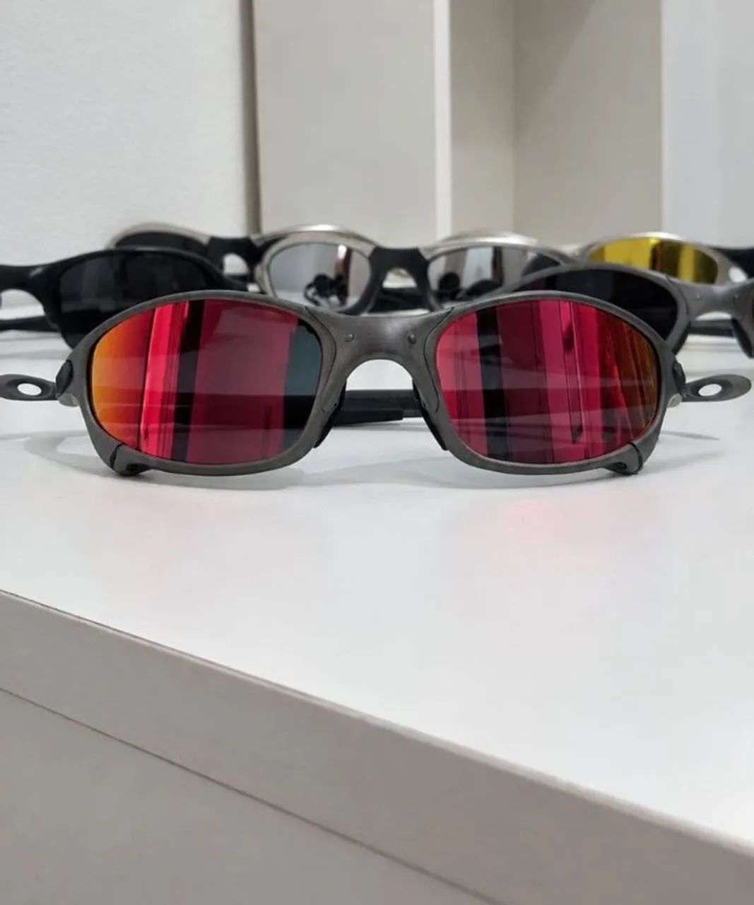 Óculos de sol Oakley lente espelhada!  - Foto 5