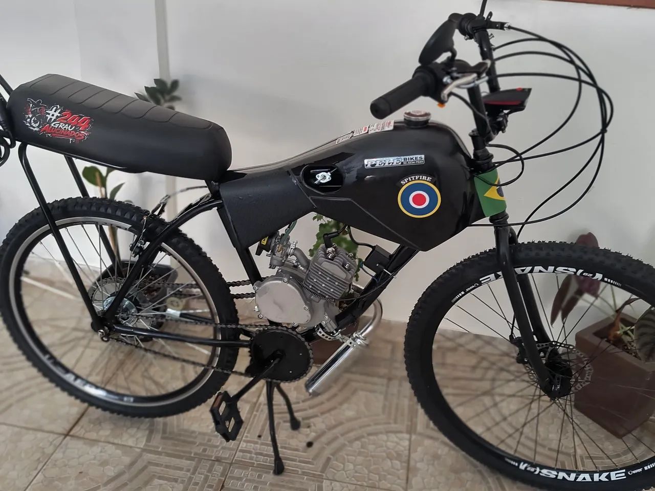 Bicicleta motorizada 80 cc 