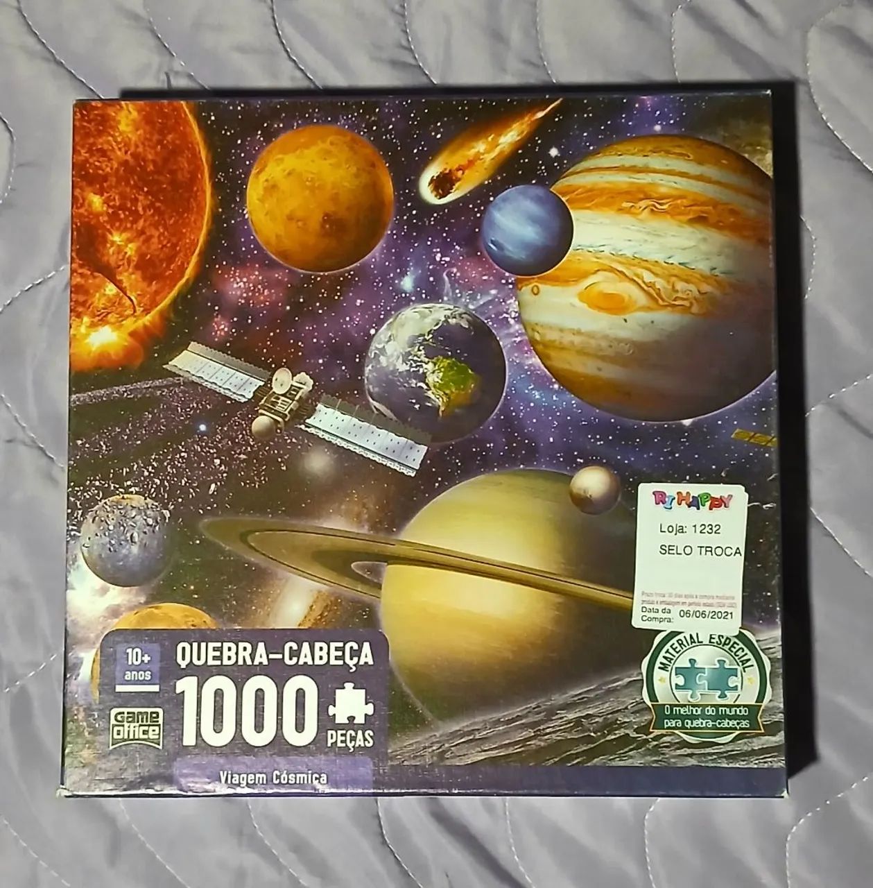 Quebra cabeça viagem cósmica 