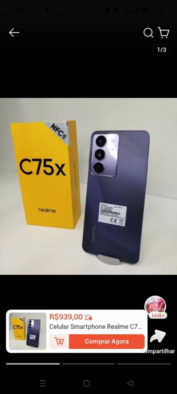 Vende-se `REALME` C75 - Foto 2