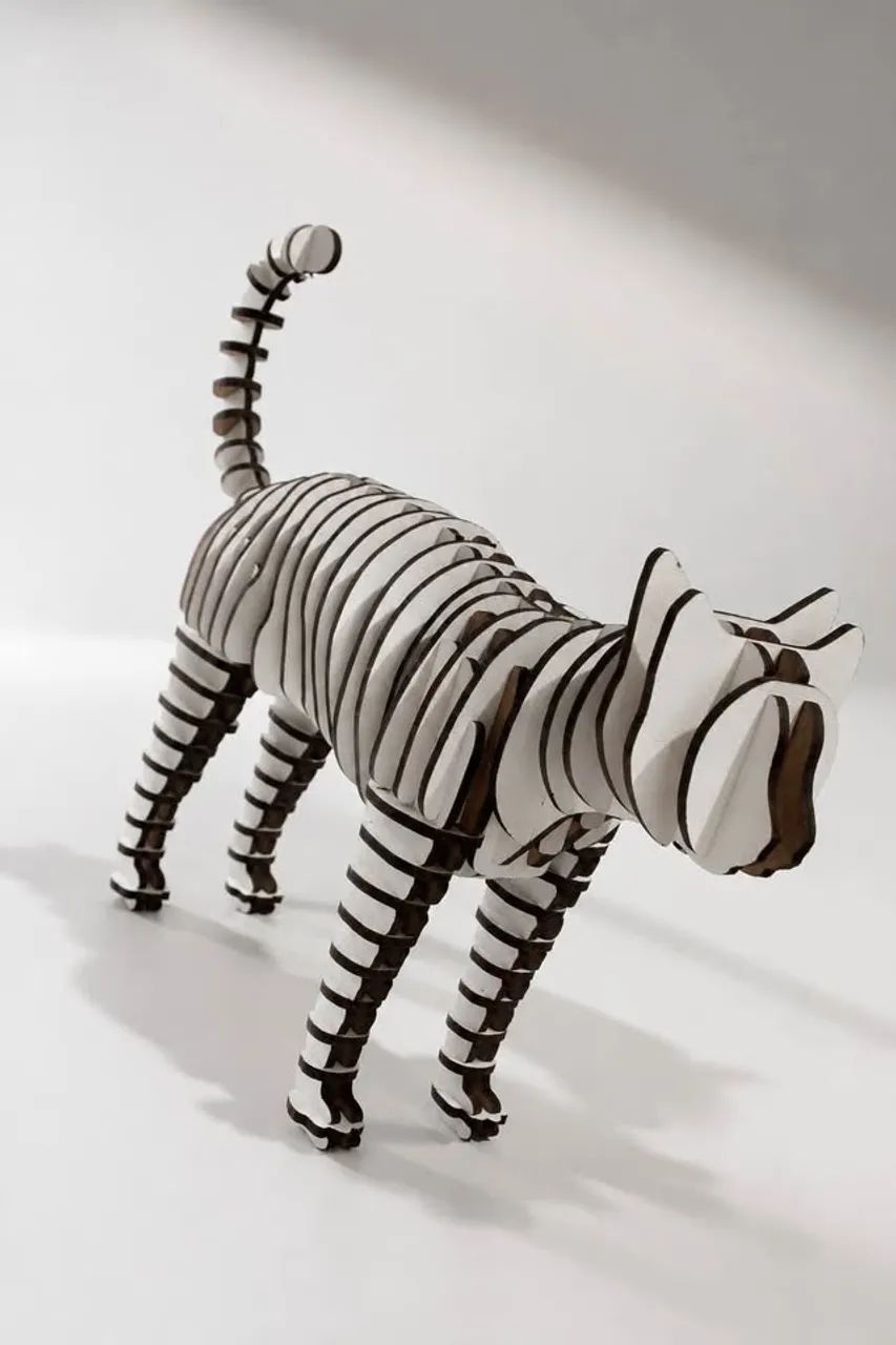 Quebra Cabeça Gato 3D - Foto 2