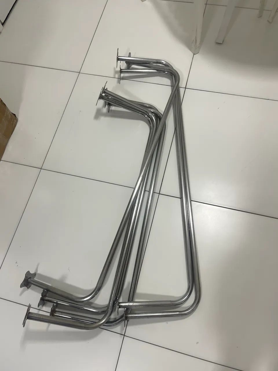 Arara cromada 1.20m e 1.00m