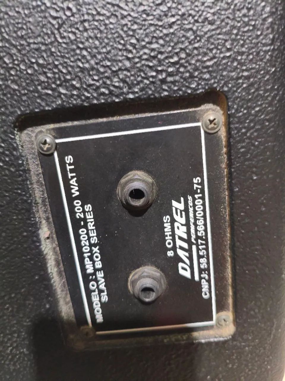 Caixas de som datrel 10polegadas 200w passivas 