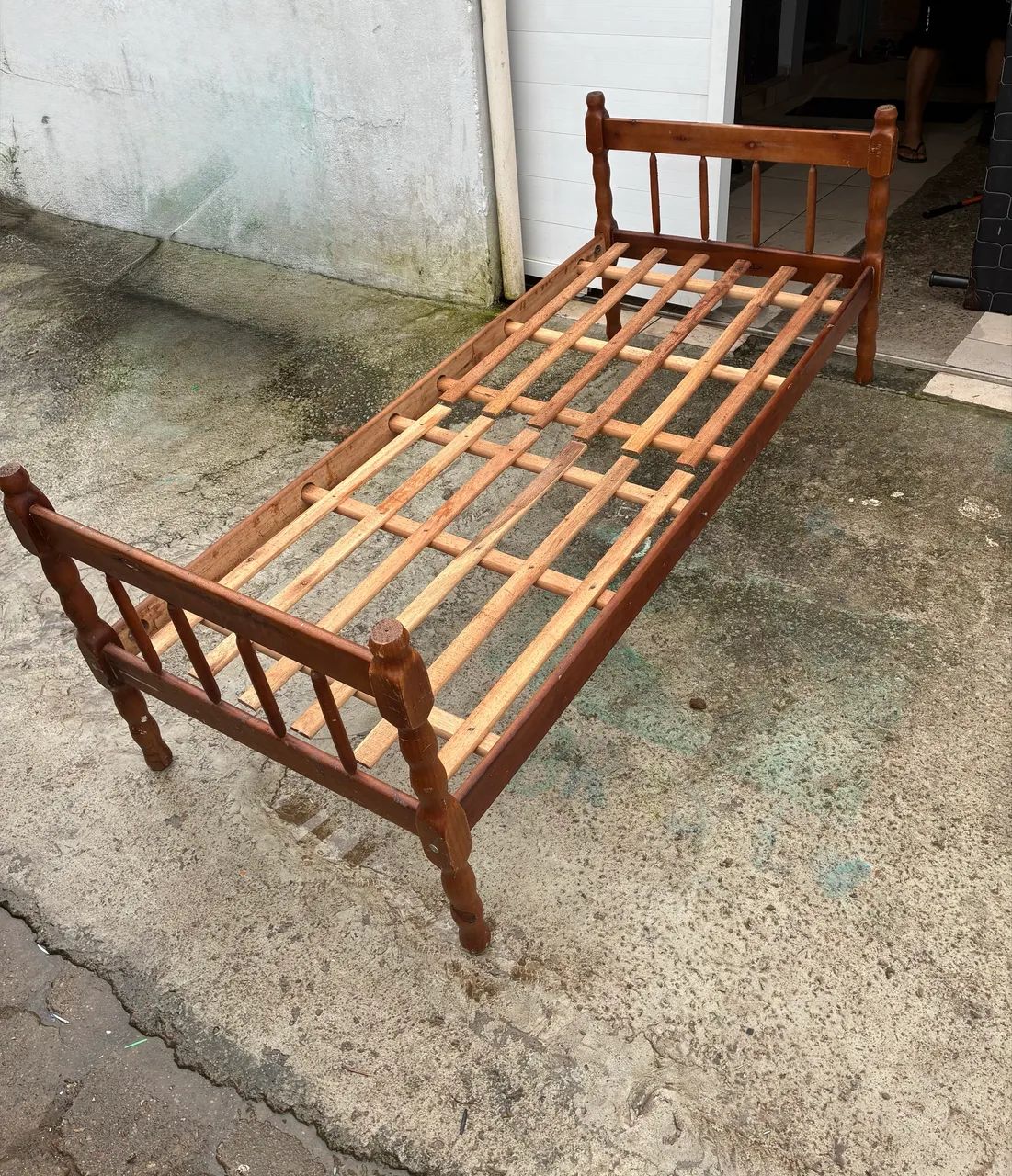 Cama de solteiro madeira - Foto 2