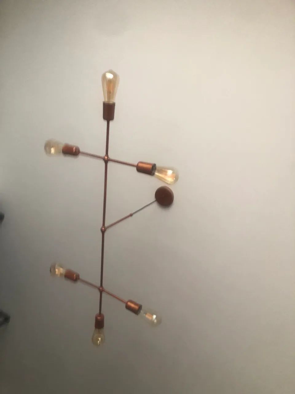 Lustre lindo com lâmpada  - Foto 3
