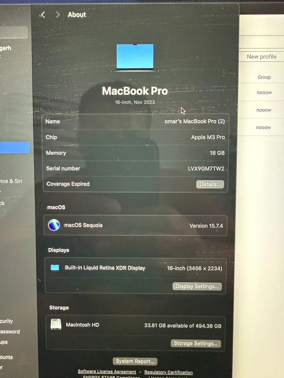 MacBook Pro 16" M3 (Space Black) - Foto 3