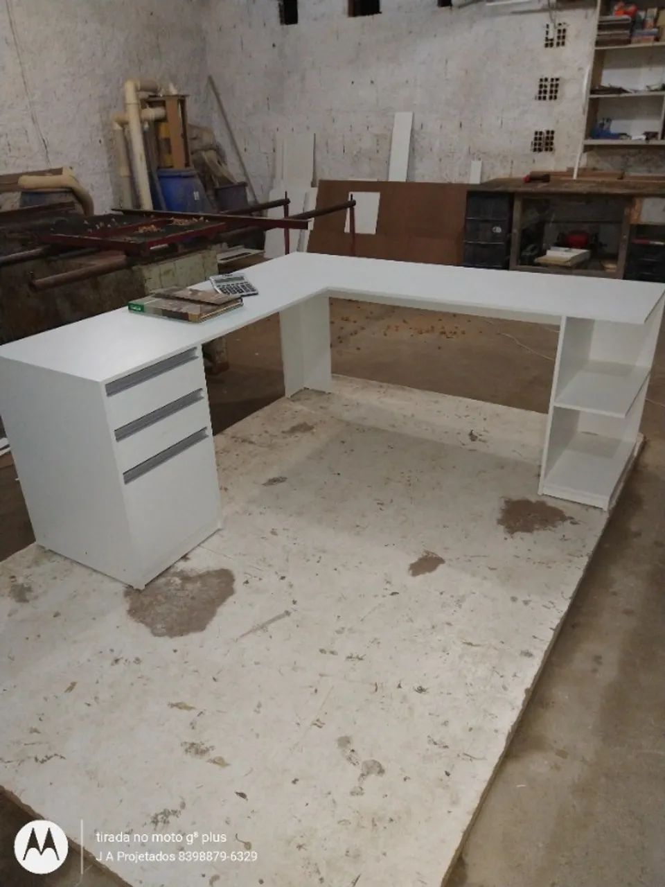 Mesa em L projetada - Foto 3