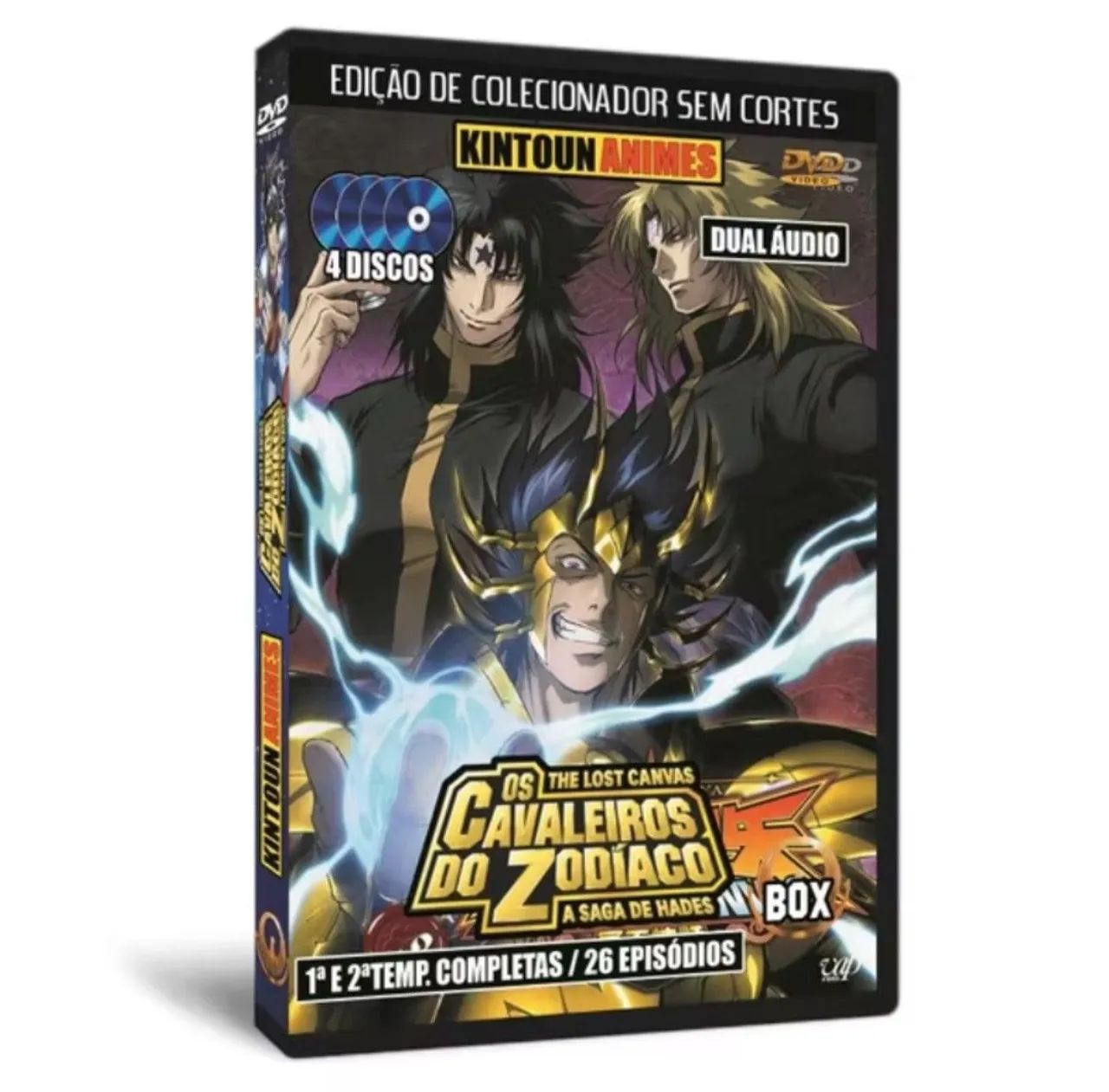 DVD - Cavaleiros do Zodíaco - The Lost Canvas / Completo - CDs