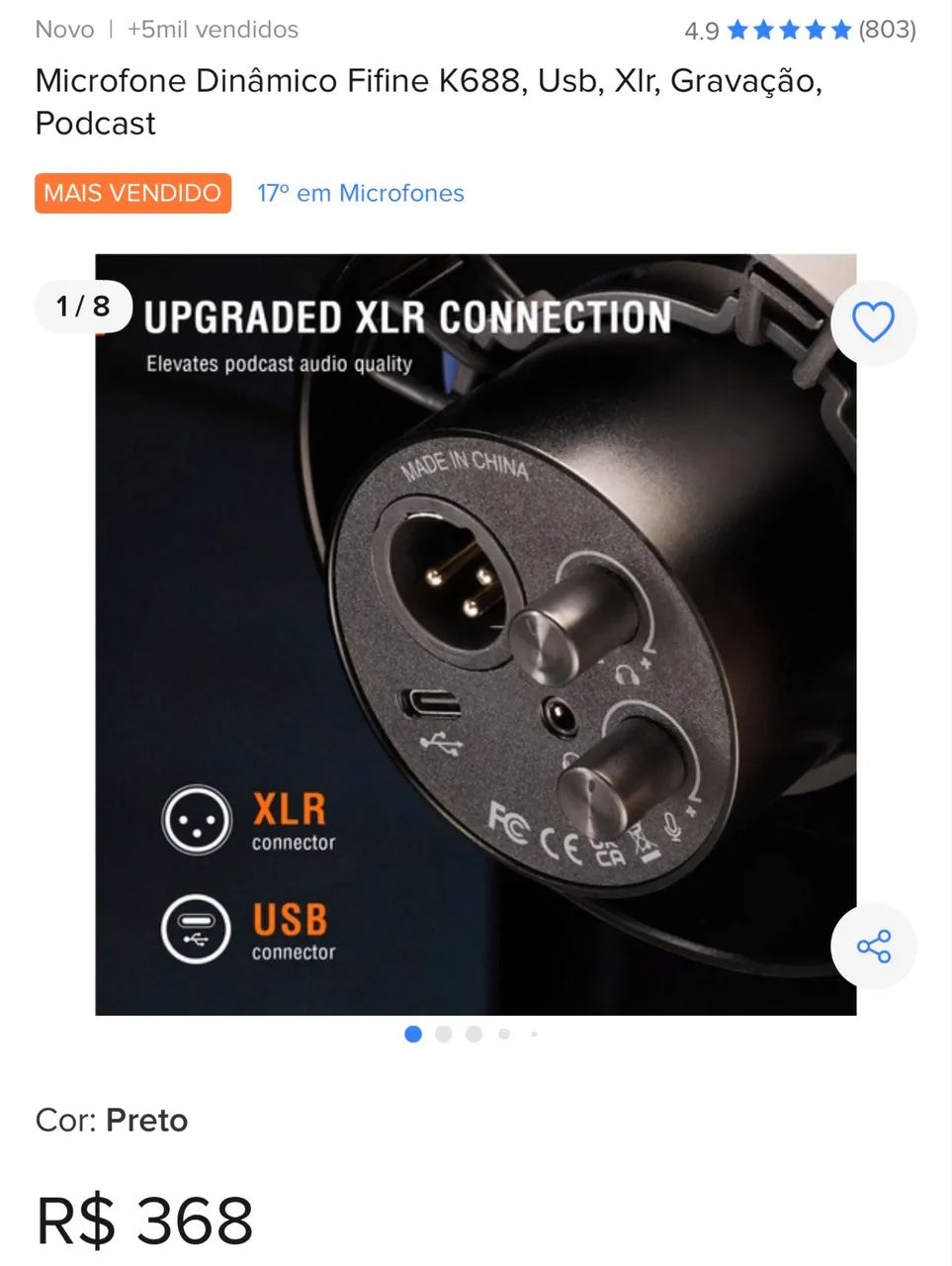 Equipamentos Audiovisual de Podcast - Foto 4