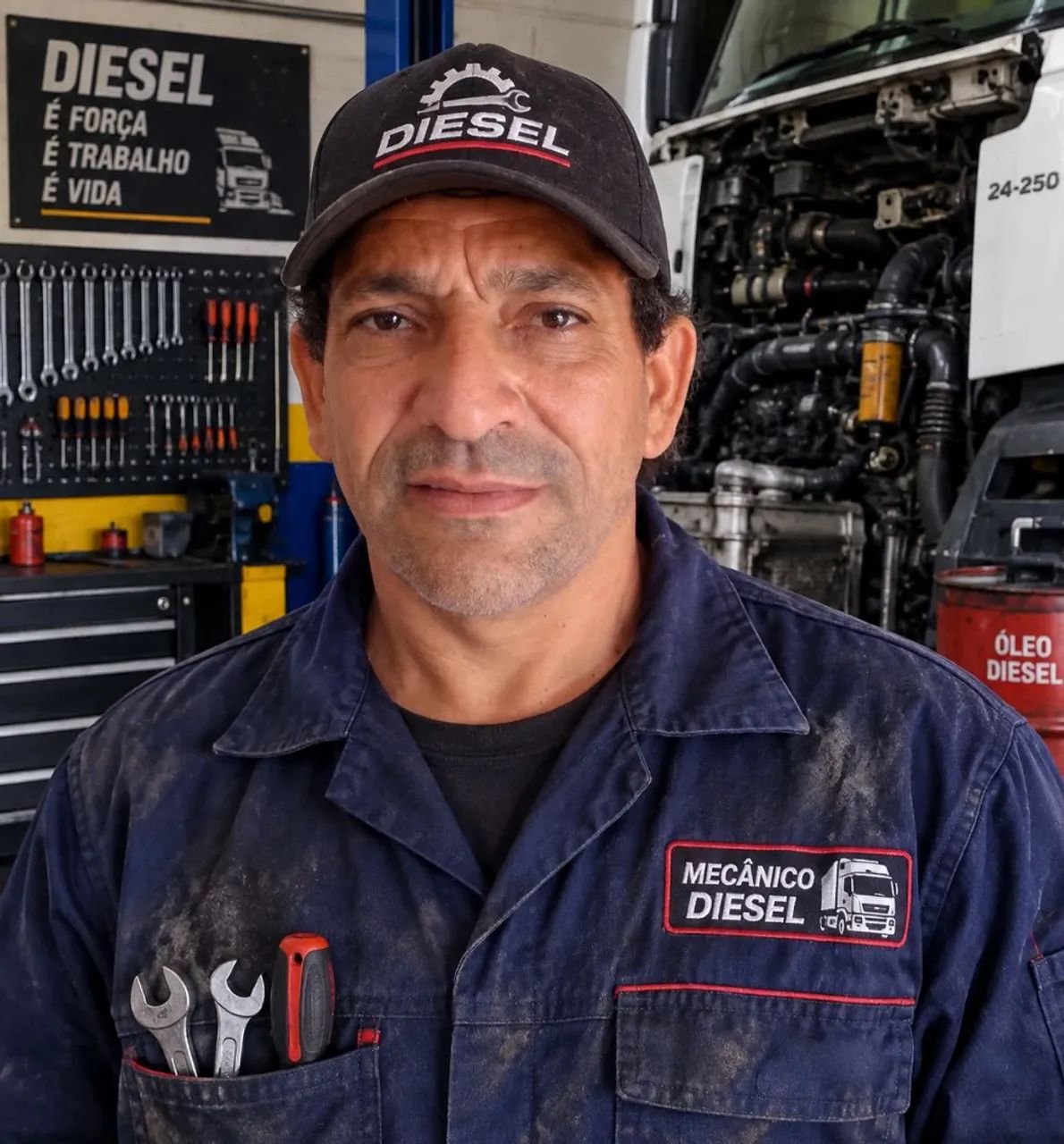 Sou mecânico a diesel
