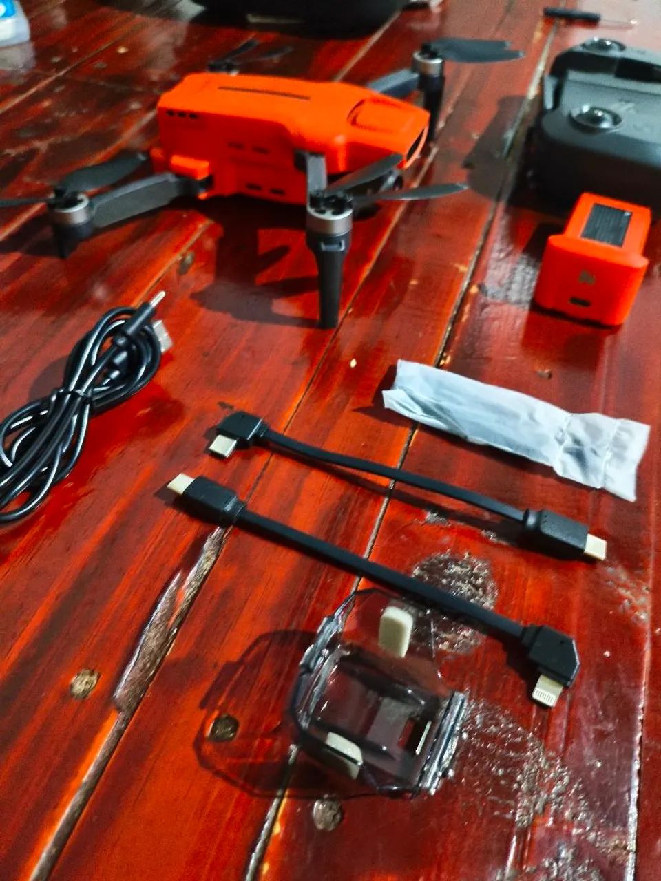 Drone fimi mine 3 impecável zero gimbal 3 eixos - Foto 2