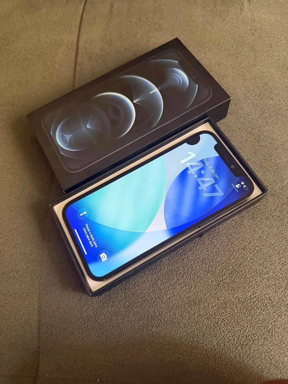 IPhone 12 Pro 128gb azul! Aceito cartão. - Celulares e Smartphones