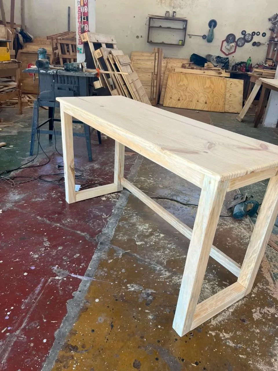 Mesa de pinus para escritório  - Foto 4