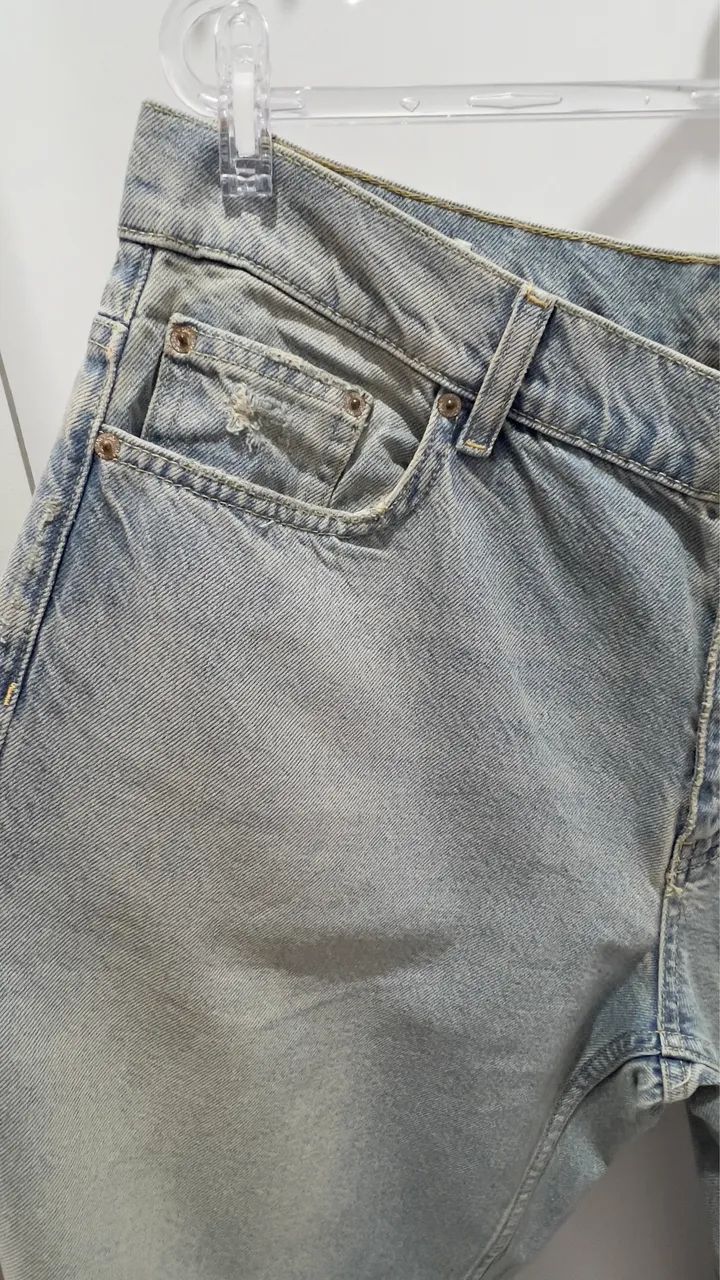 Calça jeans mini Baloon Zara  - Foto 2