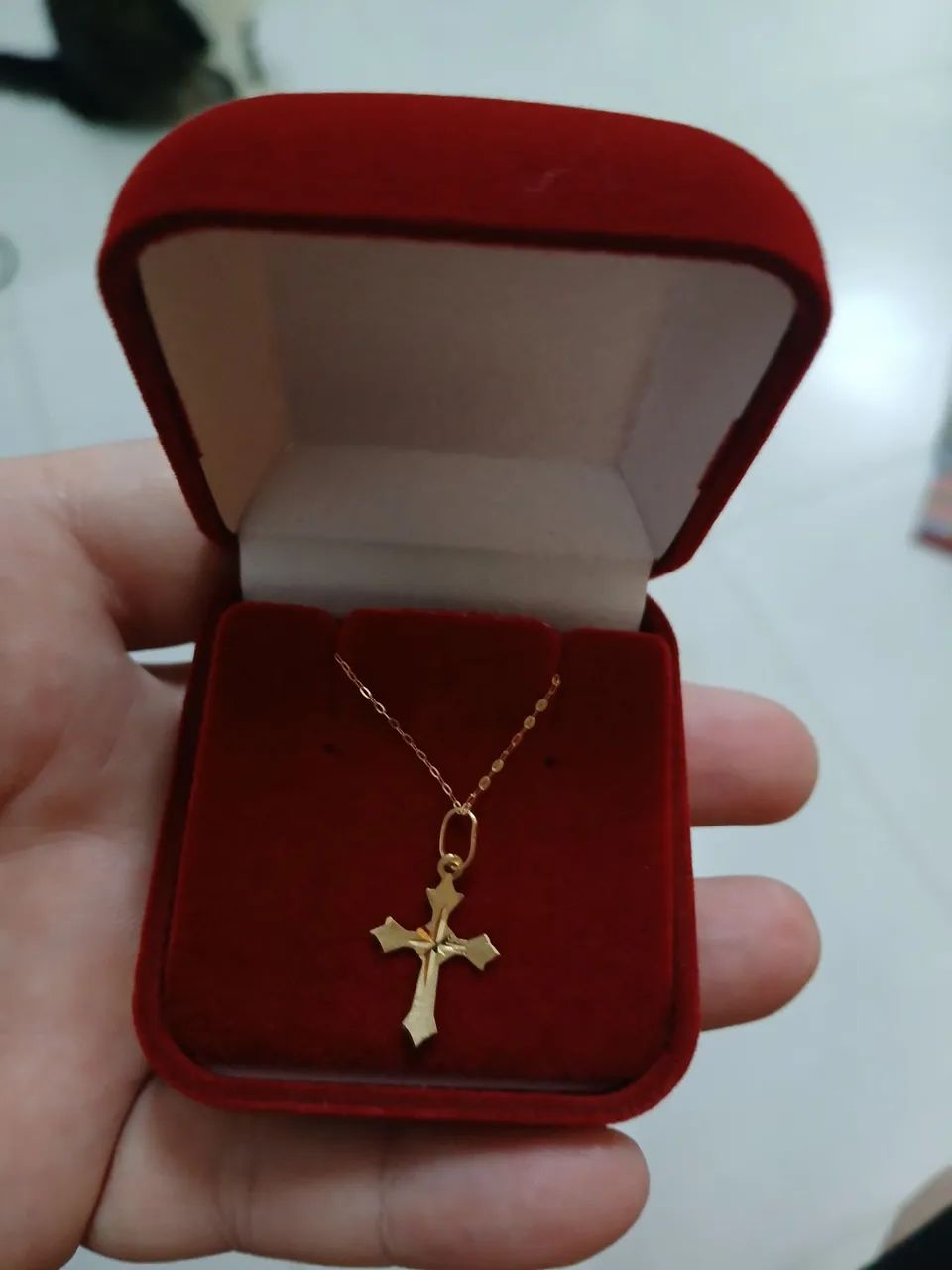 Corrente de ouro com pingente  - Foto 2