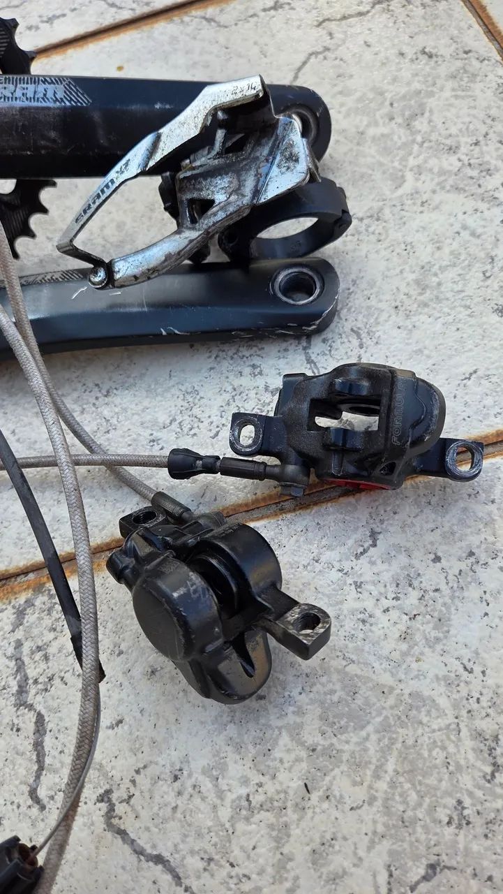 Kit Sram X7 e freios Fórmula RX  - Foto 4