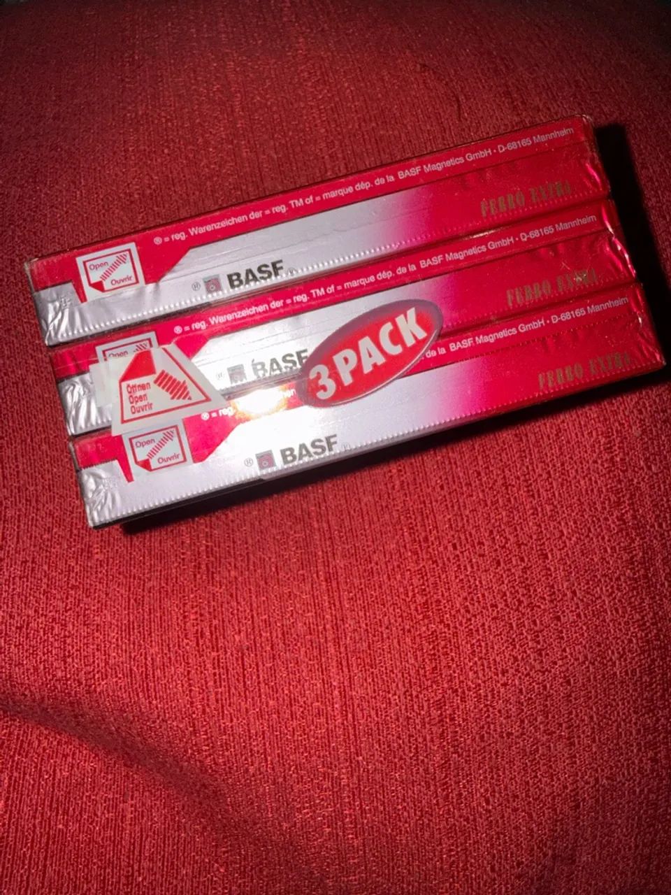 3 pack Fita Cassete BASF ferro extra 60 - Foto 2