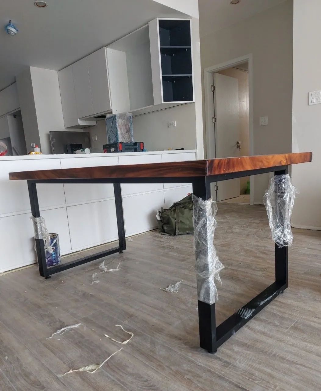 Mesa rústica 