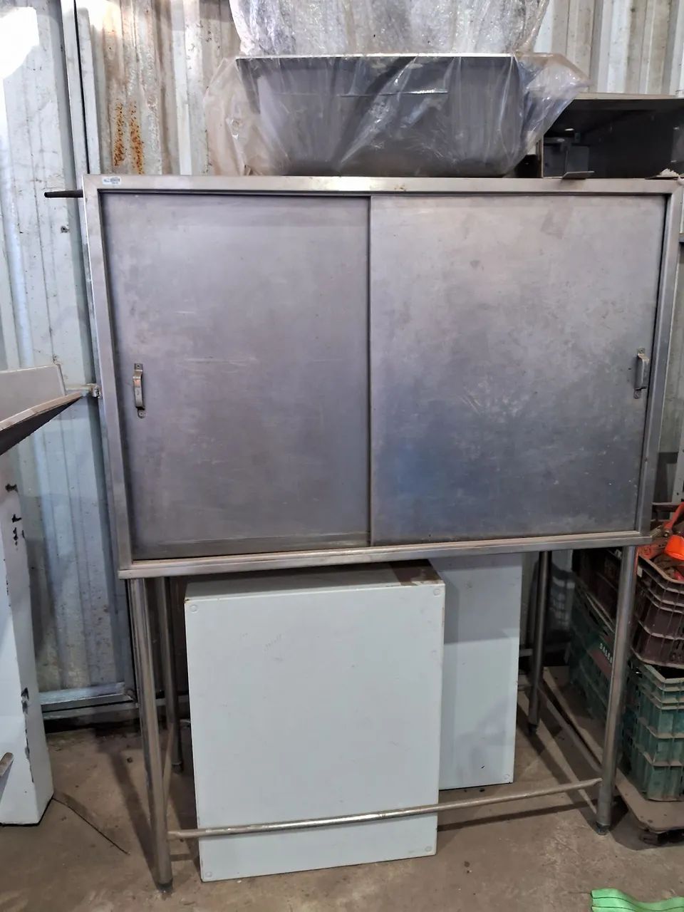Armário de inox 2 portas 