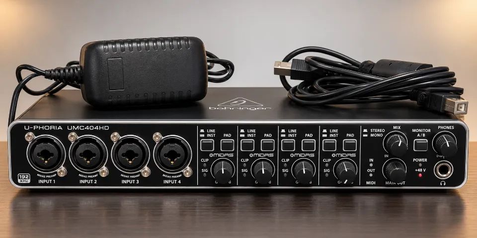 INTERFACE BEHRINGER UMC404HD - SUPER CONSERVADA - Foto 2