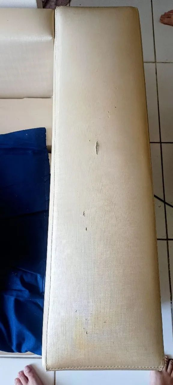 Sofá grande e super sólido + capa e futon | R$ 300 - Foto 4