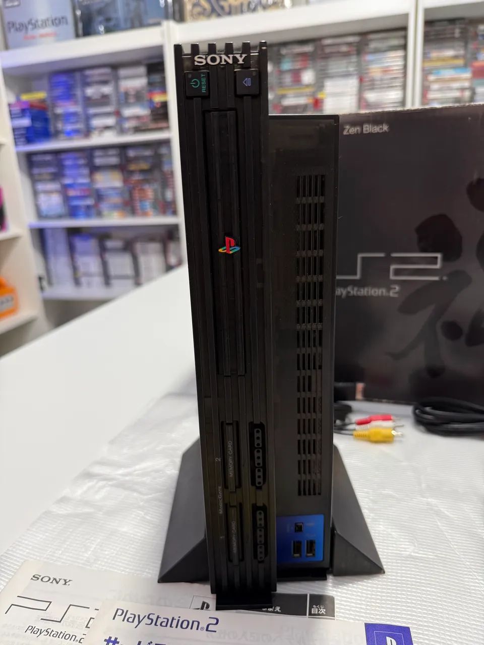 PS2 FAT ZEN BLACK CIB SERIAL BATENDO ZERADO - Foto 5