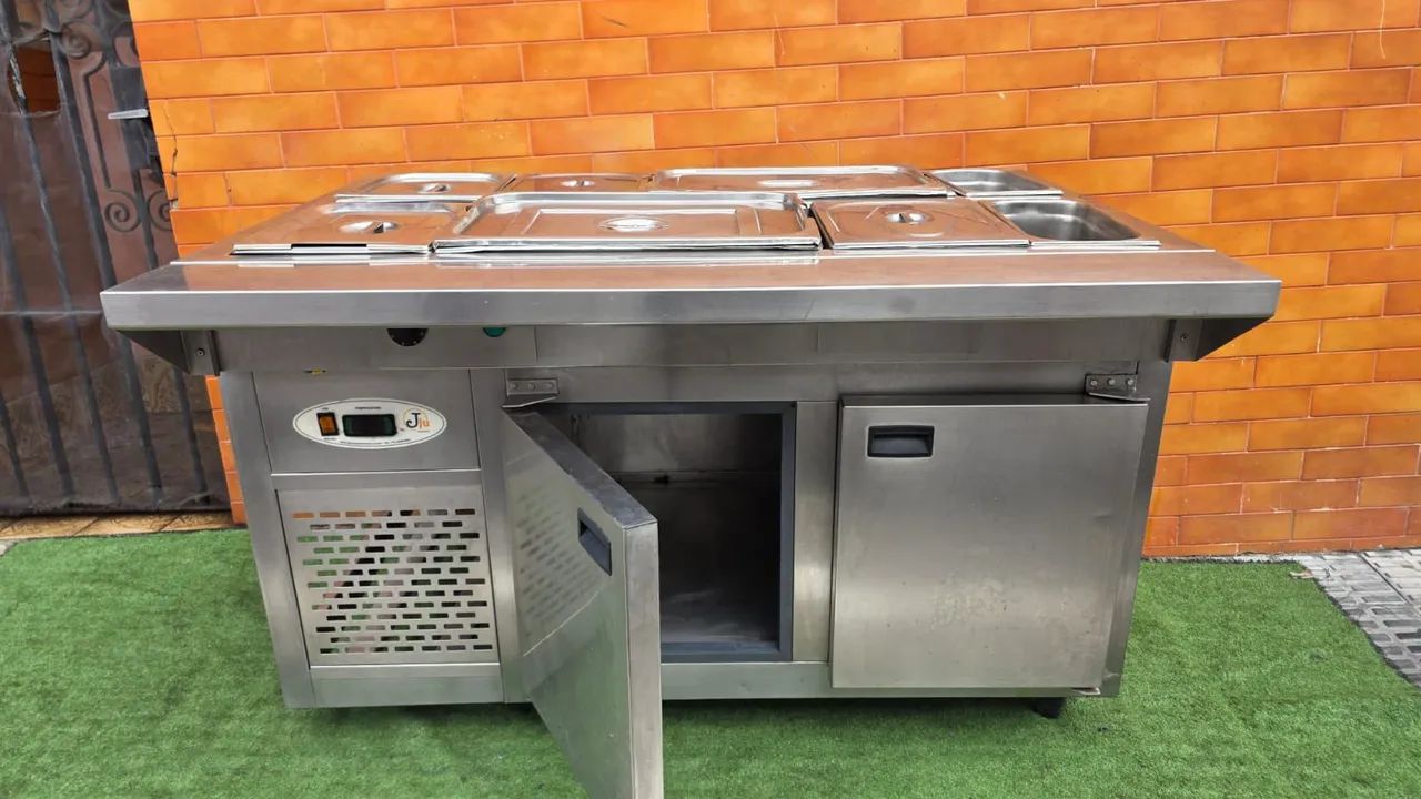 Balcão refrigerado inox condimentadora  - Foto 3