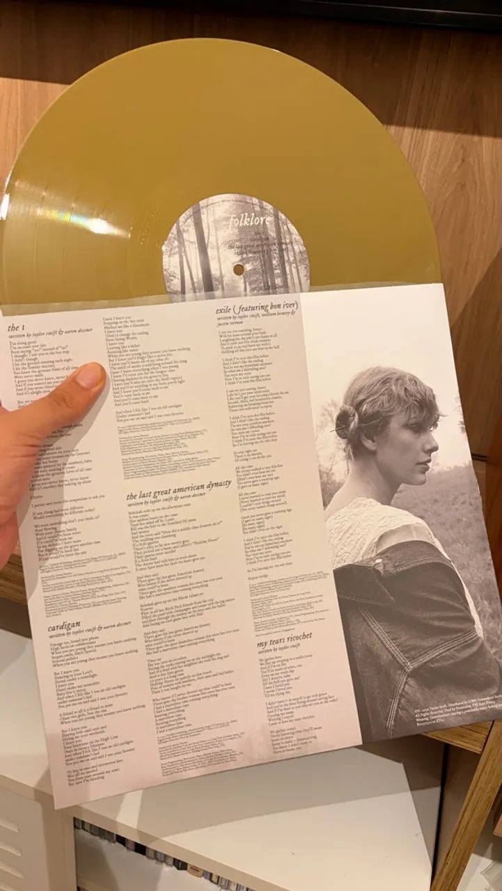 LP Vinil Taylor Swift - Folklore (Usado) - Foto 4