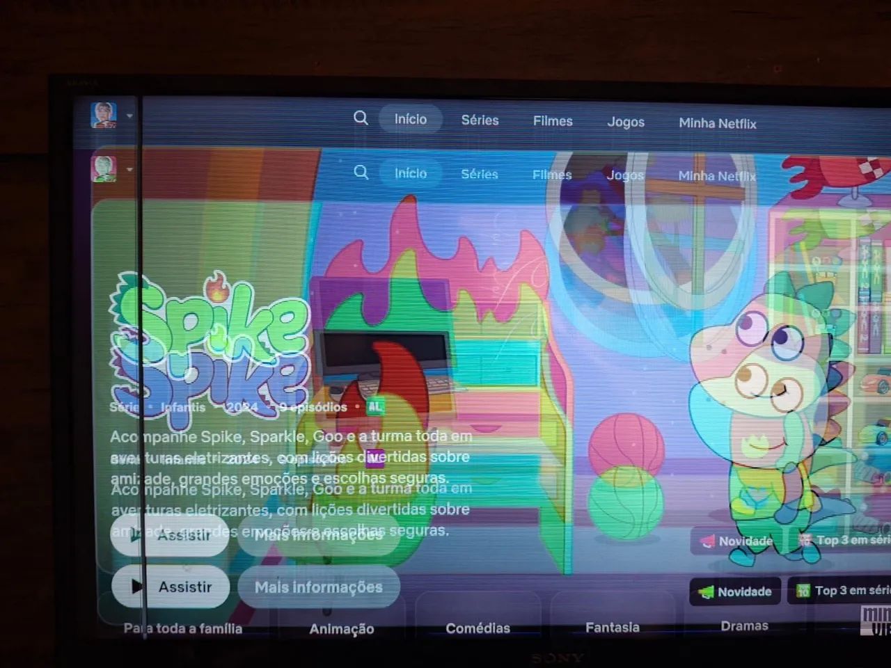 Vendo TV Sony 32 polegadas, *não é smart*, com defeito na tela - Foto 2