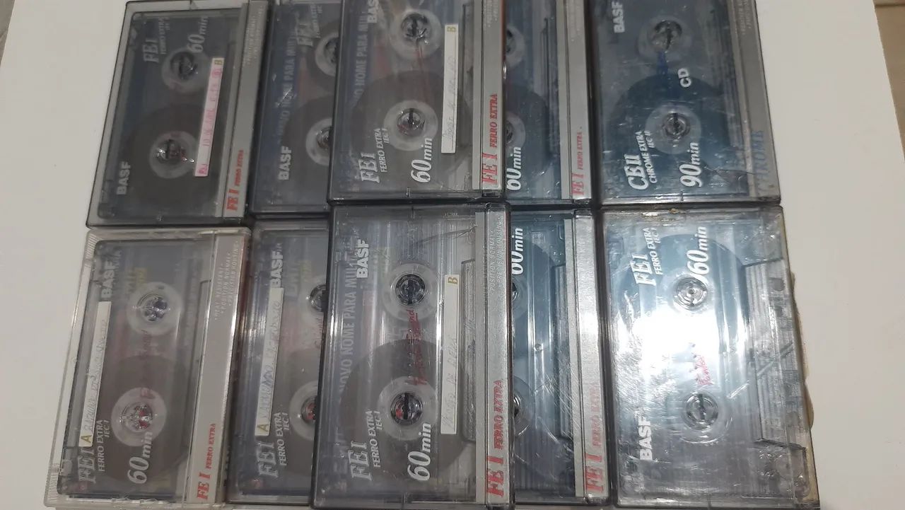 10 fitas cassete  k7 BASF todas seminovas  - Foto 3