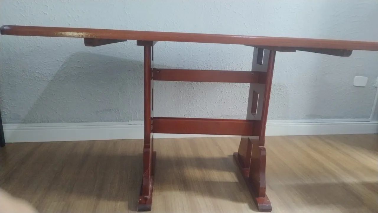 Mesa de madeira maciça desmontável  - Foto 2