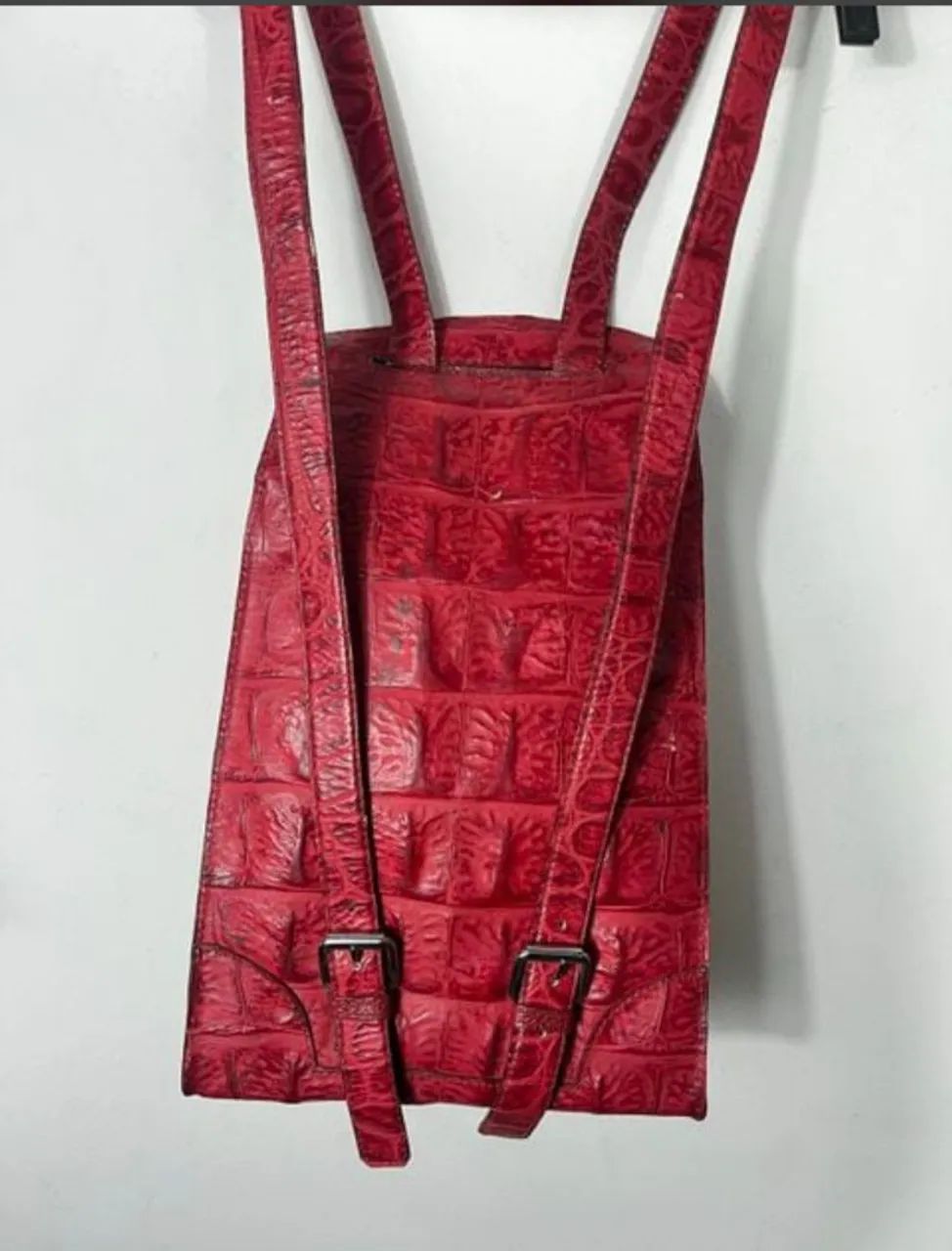Mochila couro de crocodilo  - Foto 2