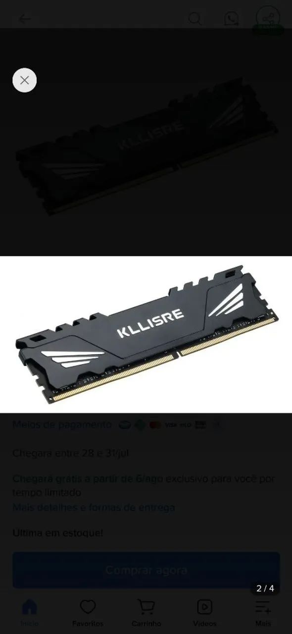 Kit placa mãe com processador +memórias 16 gb - Foto 3