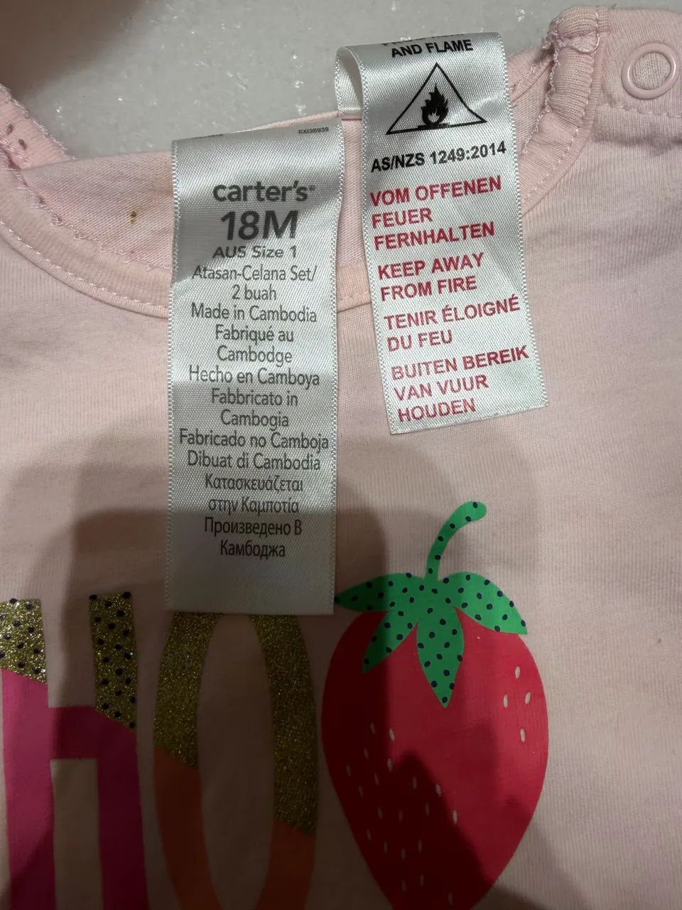 Body Carters 18 meses - Foto 2