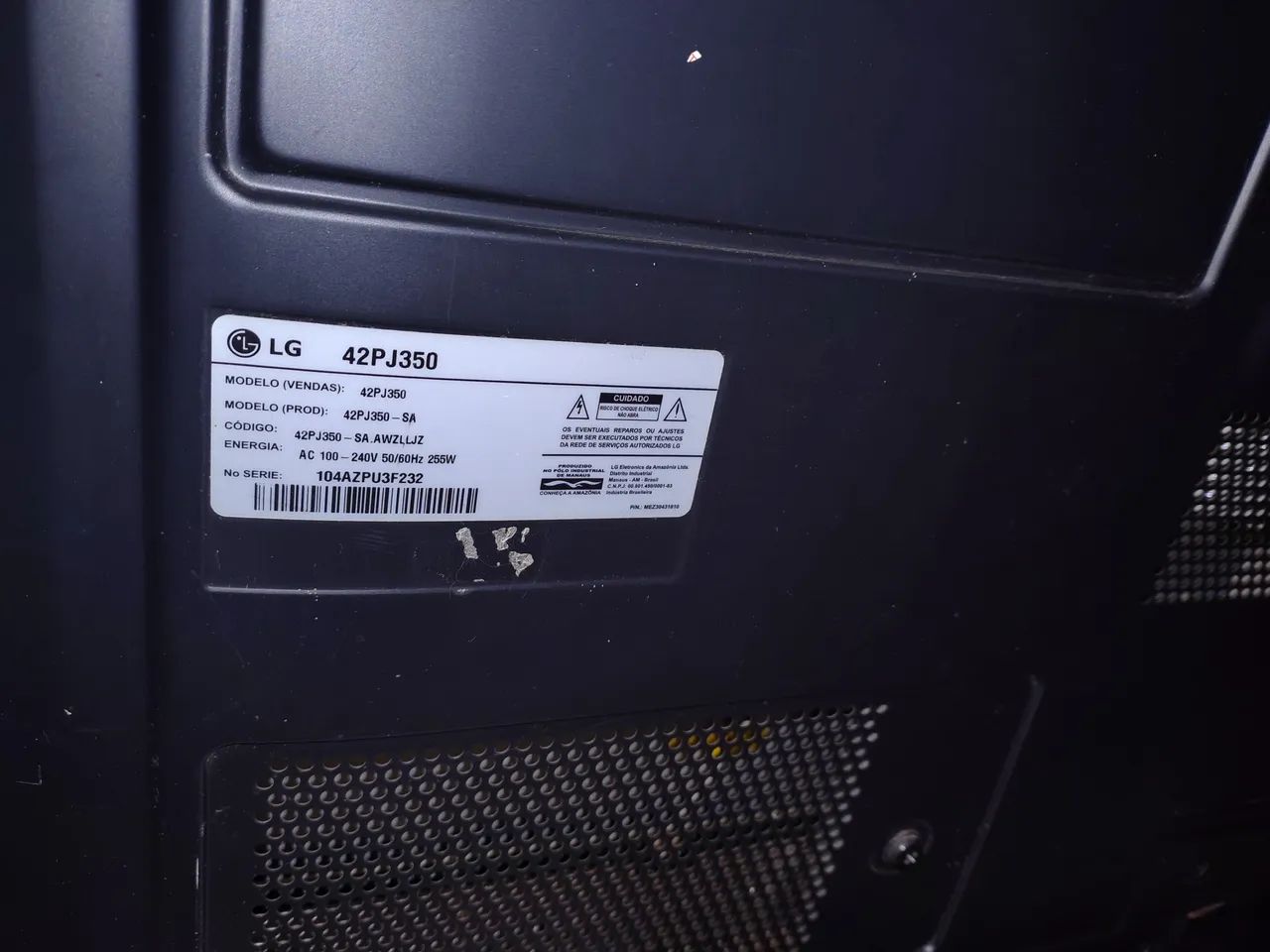 TV de plasma LG 42 polegadas  - Foto 4