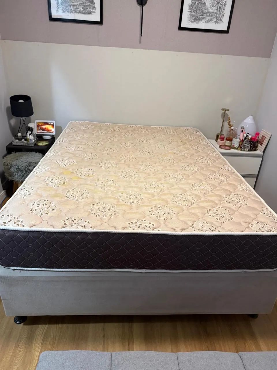 Cama Box Casal + Colchão