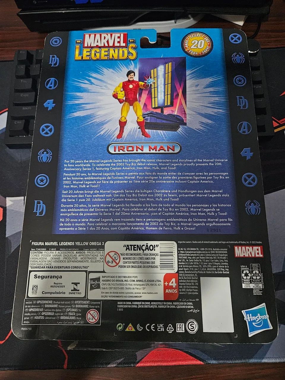 Action figure marvel legends homem de ferro 20 anos  - Foto 2