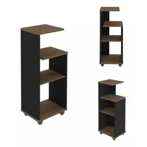 Mesa de Apoio Bis Imbuia/Preto